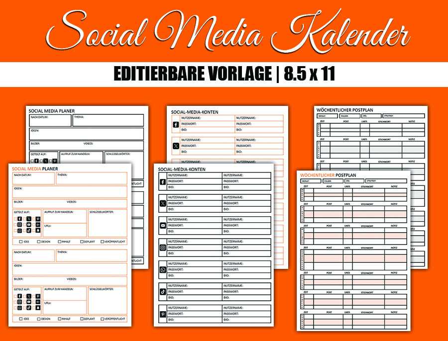  Social Media Kalender 2024